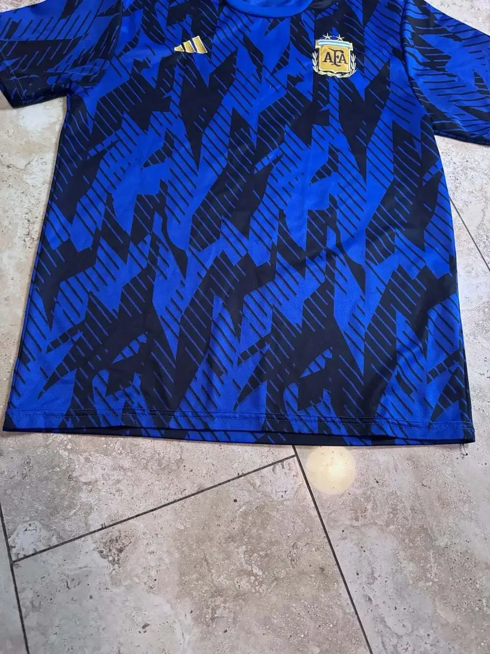 Adidas Argentina National Team 2022 Pre-Match Training Soccer Jersey